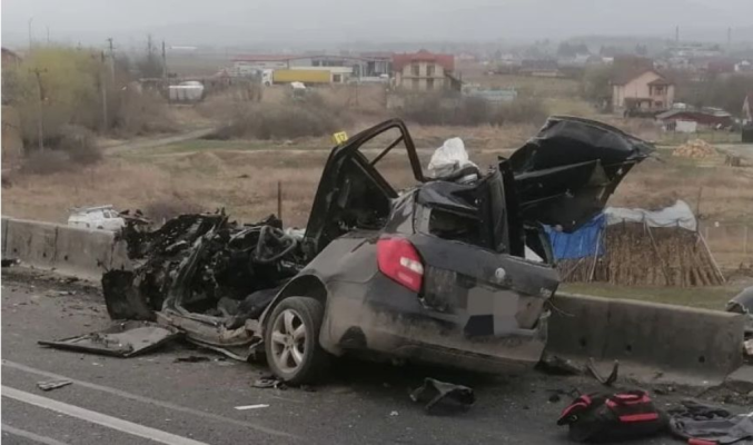 Imagini cu puternic impact emoțional, cu momentul accidentului soldat cu trei morți! Video