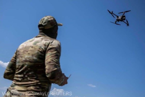 Trei drone rusești ar fi trecut granița cu România, spun forțele ucrainene