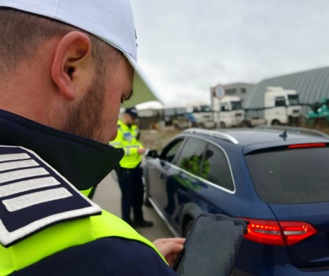 Polițist de frontieră, drogat și aproape de comă alcoolică, prins în apropiere de Tuzla