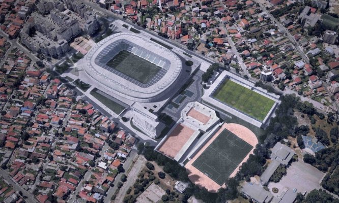 Memorandumul de finanțare pentru construcția stadionului „Gheorghe Hagi”, inclus pe ordinea de zi a ședinței Guvernului României