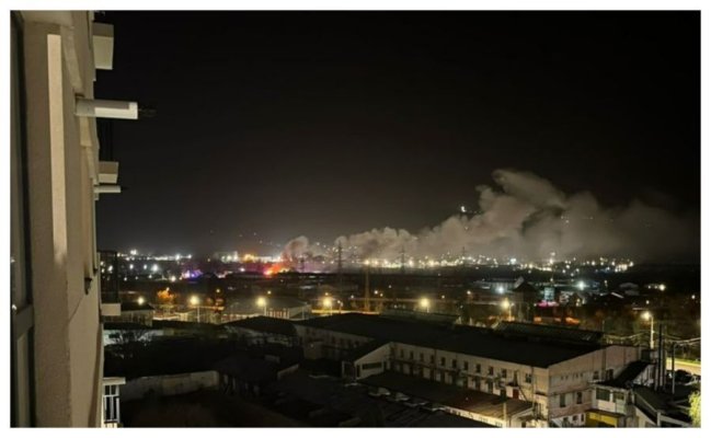 Incendiu la o fabrică de produse chimice din Iaşi. Pericol de explozie