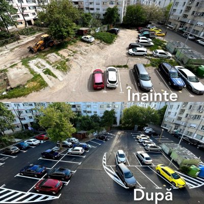 Locuitorii din zona Gării beneficiază de o nouă parcare