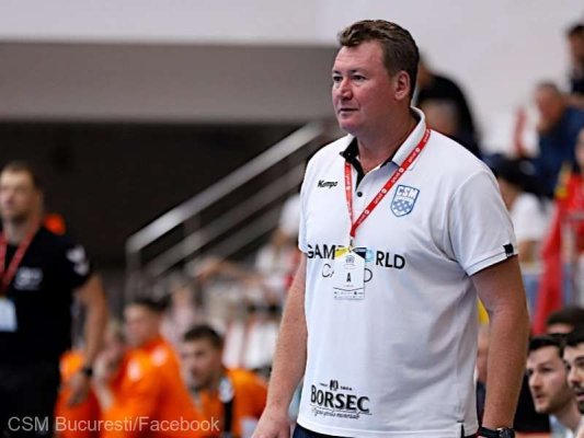 Handbal masculin: Antrenorul Eliodor Voica va continua la CSM Bucureşti