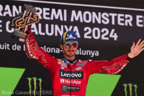 MotoGP: Italianul Francesco Bagnaia a câştigat MP al Cataloniei