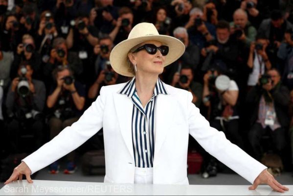 Cannes 2024: Meryl Streep, recompensată cu un Palme d'Or onorific în timpul ceremoniei de deschidere a festivalului