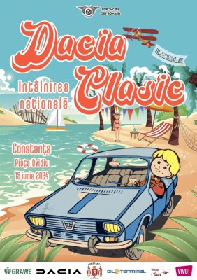 Primăria Constanța va organiza evenimentul Dacia Clasic în Piața Ovidiu