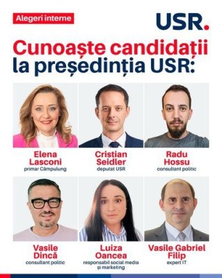 USR își alege următorul președinte: cine sunt candidații