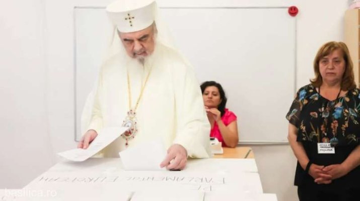 Patriarhul Bisericii Ortodoxe Române a votat la alegerile europarlamentare şi locale
