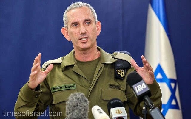 Israel: Purtătorul de cuvânt al armatei chemat la ordine după unele comentarii despre Hamas