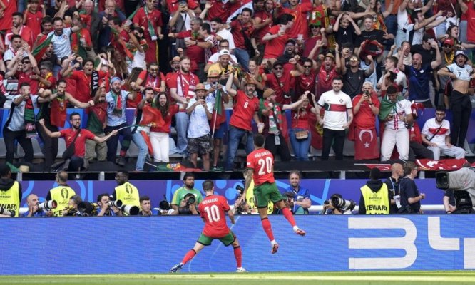 Portugalia învinge Turcia cu 3-0 și este în optimile de finală 