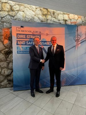 Secretarul de stat Luca Niculescu, la Forumul Dubrovnik 2024, cu tema „Dire Straits and Safe Passages”