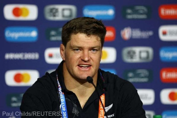 Rugby: Scott Barrett, desemnat căpitanul Noii Zeelande pentru meciurile-test din iulie