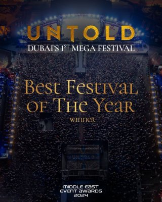 UNTOLD Dubai a fost desemnat festivalul anului în Orientul Mijlociu în 2024