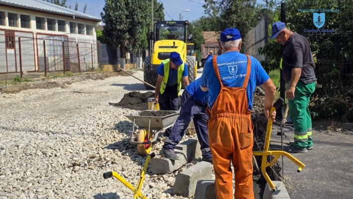 Mai multe străzi din Constanța sunt în proces de reabilitare 