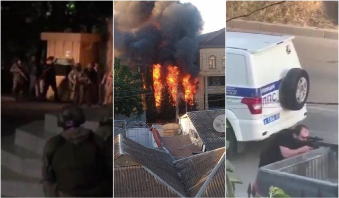 Atac terorist în Rusia: persoane înarmate au deschis focul și au ucis cel puțin 15 polițiști și un preot ortodox