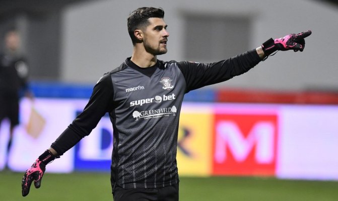 Fotbal: FC Rapid a reziliat de comun acord contractul cu portarul Virgil Drăghia