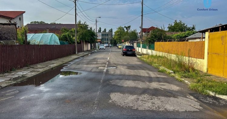 Confort Urban reabilitează carosabilul și trotuarele pe strada Theodor Neculuță din cartierul Palas 