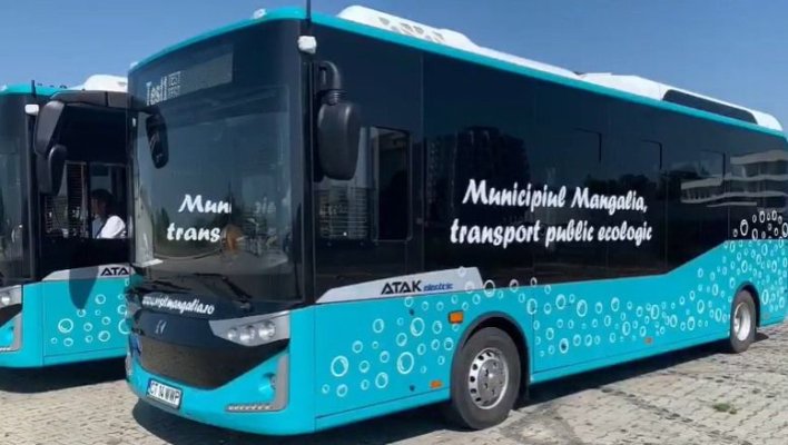 Programul și graficul de circulație al autobuzelor electrice în Mangalia și în stațiuni