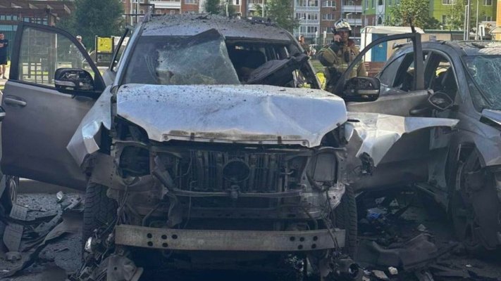 Atentat la Moscova. Mașina unui înalt oficial militar al Federației Ruse a fost aruncată în aer, fiindu-i smulse picioarele