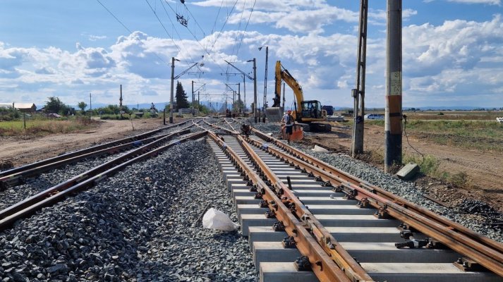 Calea ferată Constanța-Mangalia va fi reabilitată cu 1,5 miliarde de lei