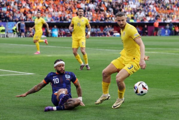 EURO 2024: România, învinsă de Olanda cu 3-0 în optimi, părăseşte competiţia