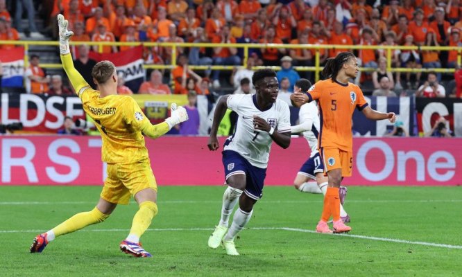 Anglia bate Olanda cu 2-1 și va juca finala cu Spania