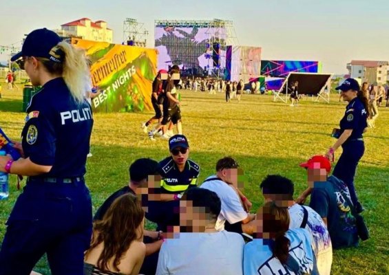 Activități informativ-preventive ale polițiștilor, pe parcursul festivalului „Beach, please!“