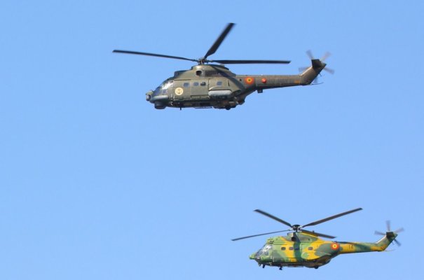 Exercițiu de antrenament cu elicoptere, la Constanța