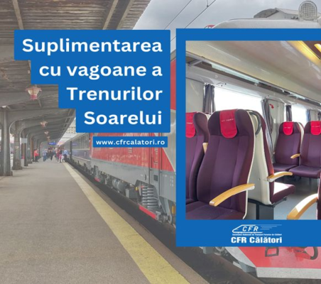 Trenurile Soarelui vor fi suplimentate cu noi vagoane 