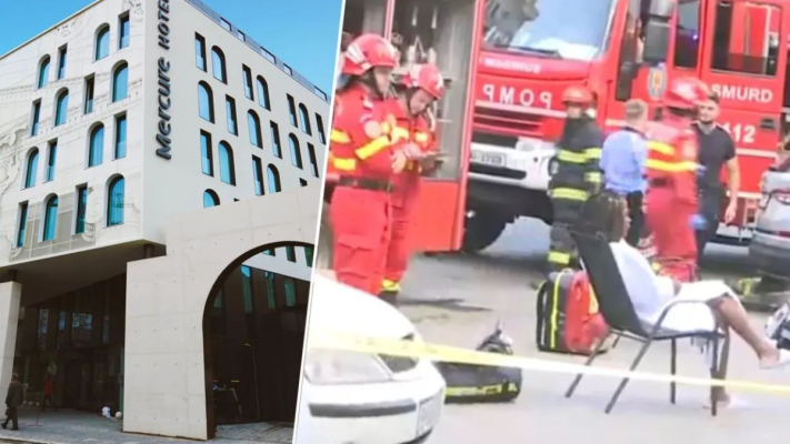 Incendiu la un hotel din București, 26 de persoane evacuate
