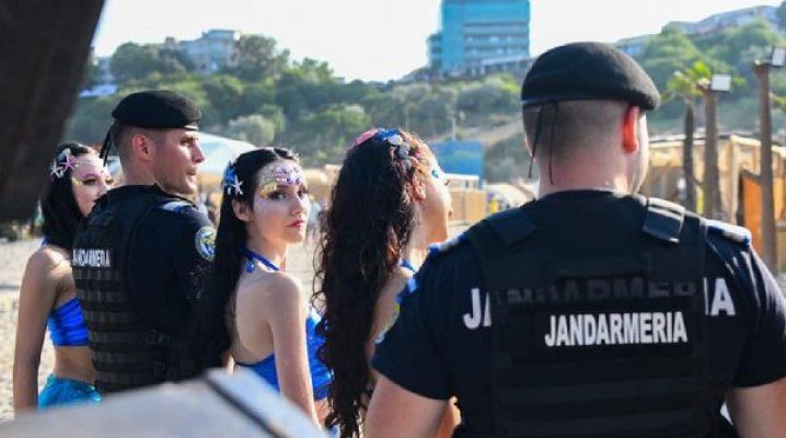 Jandarmii constănțeni, la datorie în cadrul festivalului Neversea