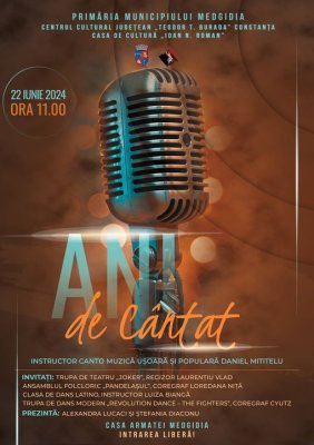 Spectacolul „Ani de cântat”, organizat de Primăria Medgidia