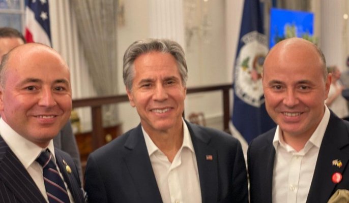 Ambasadorul României în SUA și deputatul PNL Alexandru Muraru s-au întâlnit cu secretarul de stat Antony Blinken