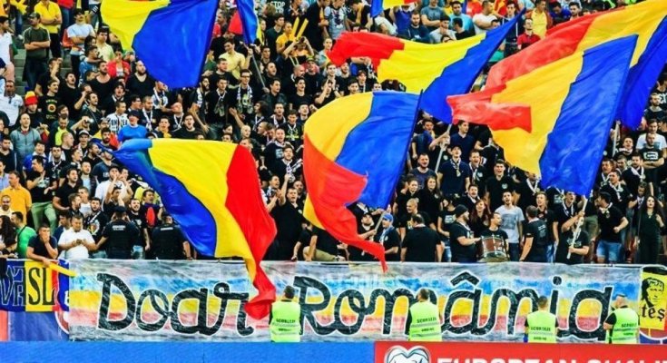 UEFA sancționează România pentru comportamentul suporterilor