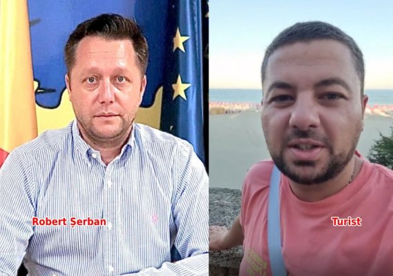 Incredibil! Ce i-a transmis un turist lui Robert Șerban, primarul din Eforie! Video