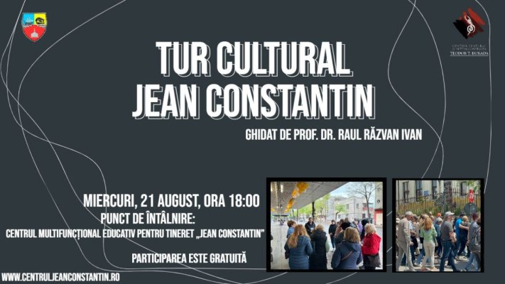 Tur cultural „Jean Constantin” dedicat memoriei marelui actor de comedie