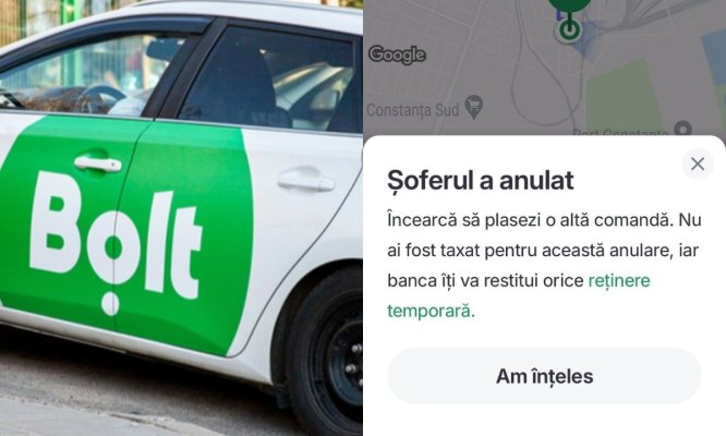 Ce se întâmplă cu șoferii de Bolt în ultima perioadă? Acceptă cursele, după care le anulează! Video