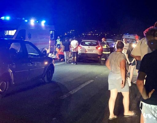 Accident la ieșire din Ovidiu. O copilă de 7 ani a fost lovită de o mașină