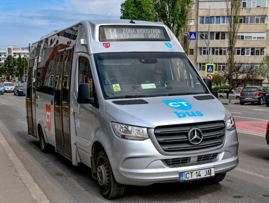 CT Bus: Linia 14 este în continuare deviată pe sensul spre Vivo