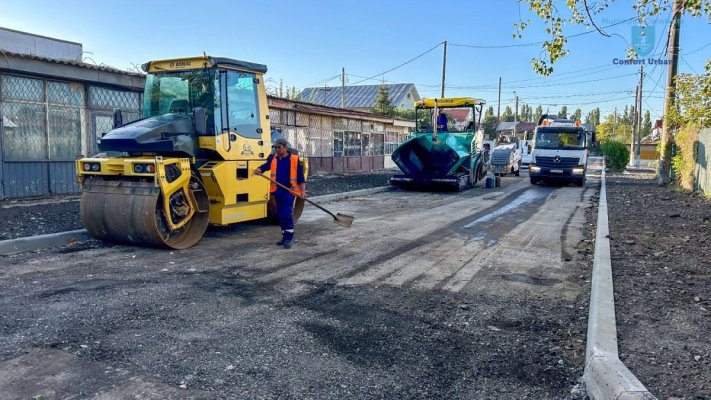 O nouă stradă din cartierul Palas este reabilitată. Traficul rutier, restricționat total