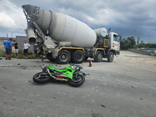 Accident între Lumina și Năvodari: Un motociclist s-a izbit de o cisternă