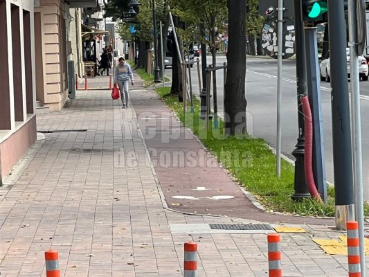 Pistele de biciclete din Constanța dau frumos pe hârtie. Din păcate, sunt încă impracticabile. Video