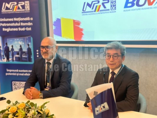 Protocol de colaborare economică, semnat de UNPR-RSE cu Busan Venture Business Association, în Mamaia. Video