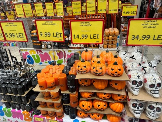 Halloween-ul, invenția comercială a americanilor, aduce profit afaceriștilor din Constanța