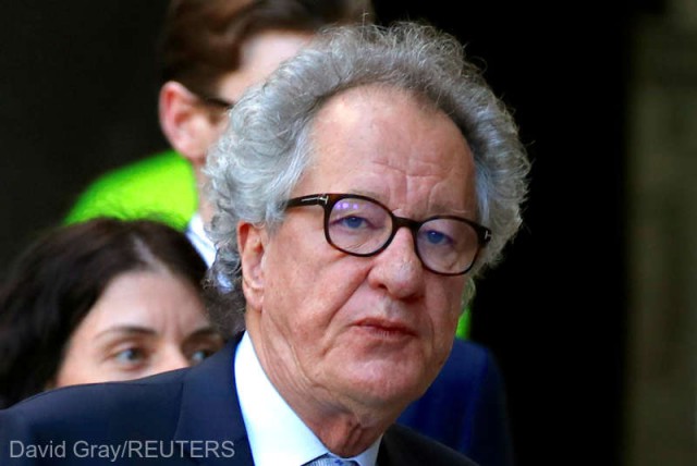 Actorul Geoffrey Rush a obţinut despăgubiri record din partea unui tabloid australian