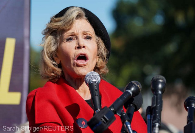 Jane Fonda, arestată din nou la un protest în Washington