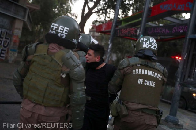 În Chile există o politică de stat pentru ''pedepsirea'' manifestanţilor, acuză Amnesty International