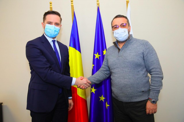 Viceprimarul municipiului București, Stelian Bujduveanu, în vizită la Constanța
