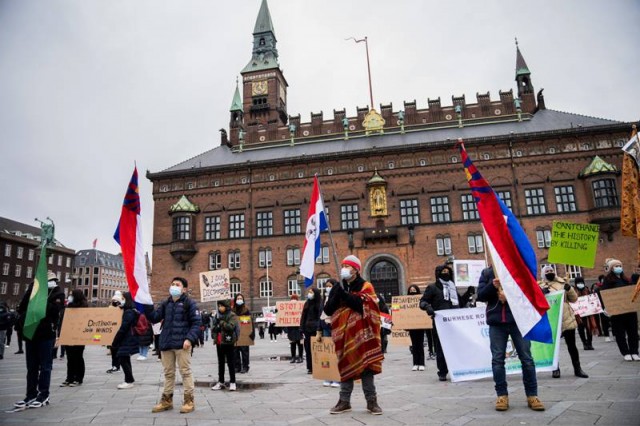 Două persoane au fost arestate în marja unei manifestaţii împotriva restricţiilor anti-COVID-19 în Danemarca