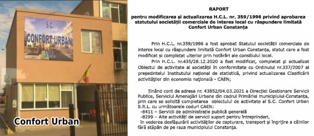 Până când va FUZIONA cu RAEDPP, Confort Urban se va ocupa și de MAIDANEZI